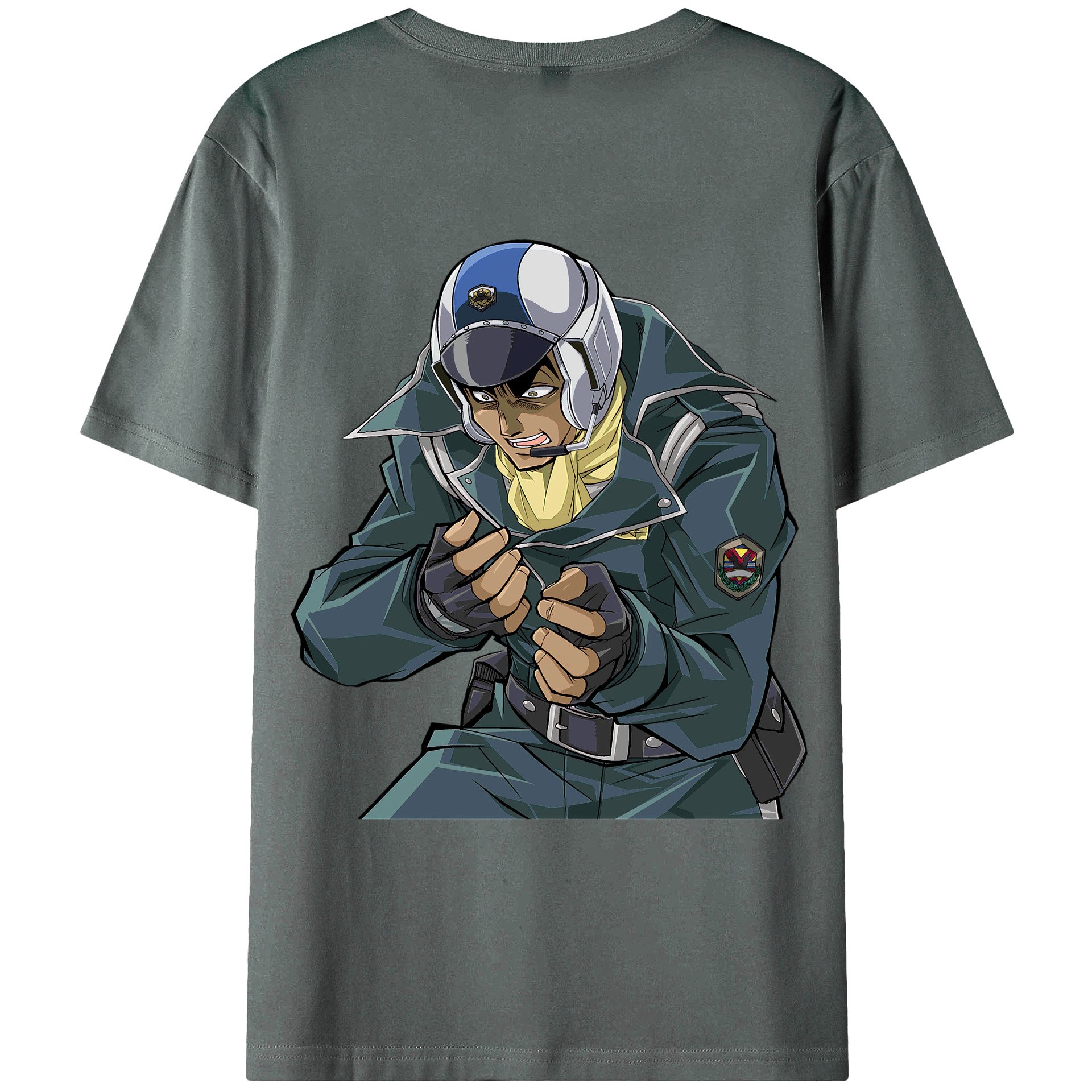 （画像用） 遊☆戯☆王 Yu-Gi-Oh! 綿100％ メンズ半袖Tシャツ（バックプリント） 通気性